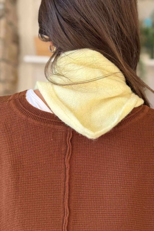 Jonti Knit Neckerchief Lemon